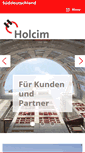 Mobile Screenshot of holcim-sued.de